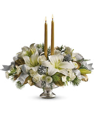 Silver and Gold Centerpiece