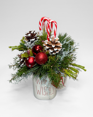 Candy Cane Wishes Mug