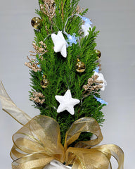 Glittering Gold Christmas Tree